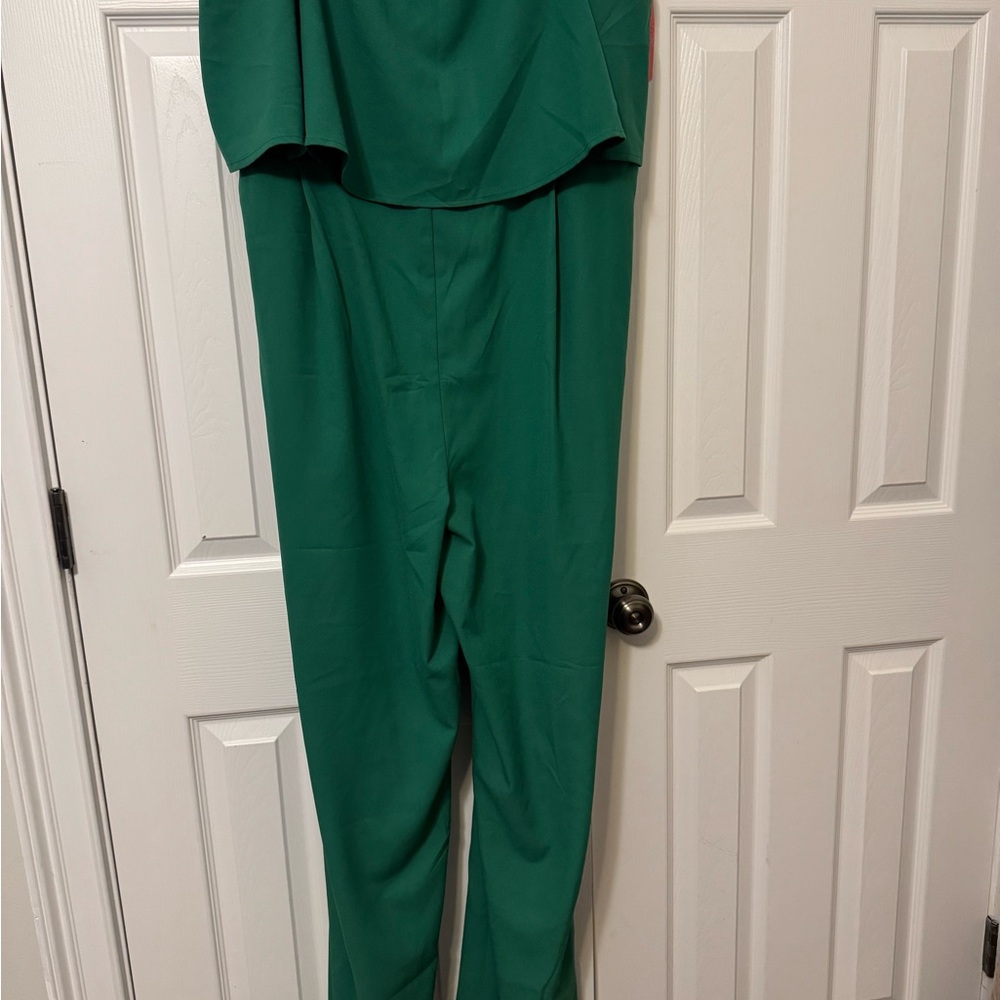 Elegant Green Women's Jumpsuit, sz. 3x, NWT